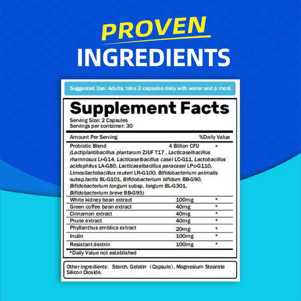 Semal Gut Sweeper Intestinal Probiotics for Men and Women (60 Capsules)