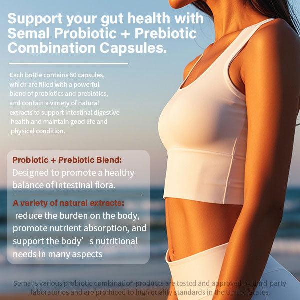Semal Gut Sweeper Intestinal Probiotics for Men and Women (60 Capsules)