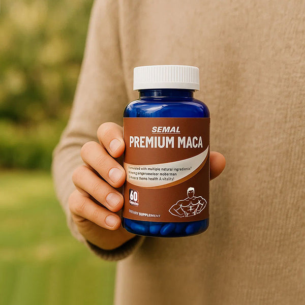 Semal Premium Maca Blend Capsules for Men (60 Servings)