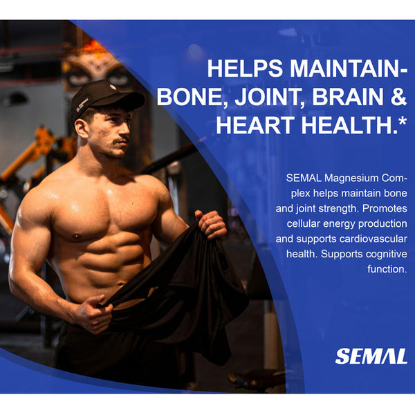 Semal Magnesium Complex Creatine Capsules -45 Servings