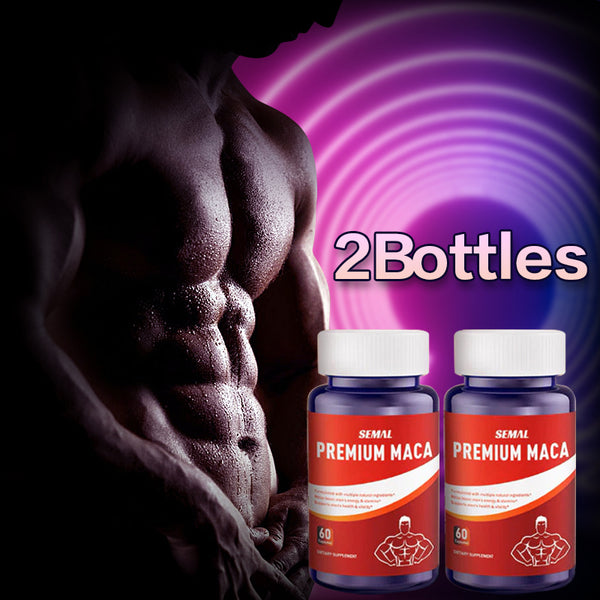 Semal Premium Maca Blend Capsules for Men (60 Servings)