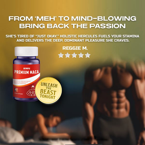 Semal Premium Maca Blend Capsules for Men (60 Servings)