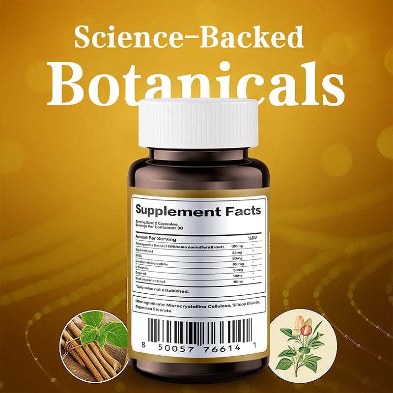 Maca+Ashwagandha Capsules, Stress Relief and Mood Support Supplement, 60 Capsules Withania somnifera soft Softgels