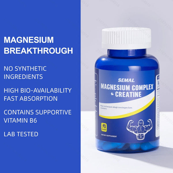 Semal Magnesium Complex Creatine Capsules -45 Servings
