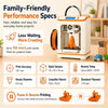 Entina Tina2C 3D Printer for Kids & Beginners, Ready in 8 Minutes, WiFi | Fully Assembled with Auto Leveling, App Control, 3000+ Models and 20+ DIY Modules for Easy Home Creativity and STEM Learning.